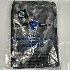 LOT OF FIVE Salt Armor Kids‎ Fleece Face Shield / Neck Gaiter Gray Military Camo